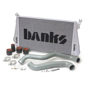 GMC 3500 Intercooler Kit - Banks Power - Techni-Cooler System - Red - `12-`16